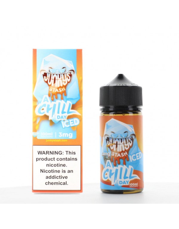 Junky's Stash A Chill Day ICED 100ml Vape Juic...