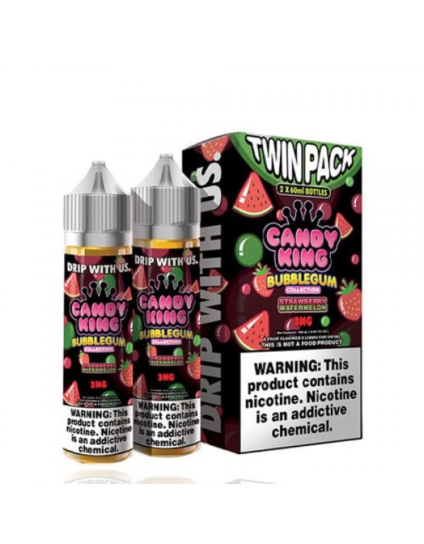 Candy King Twin Pack Bubblegum Strawberry Watermel...