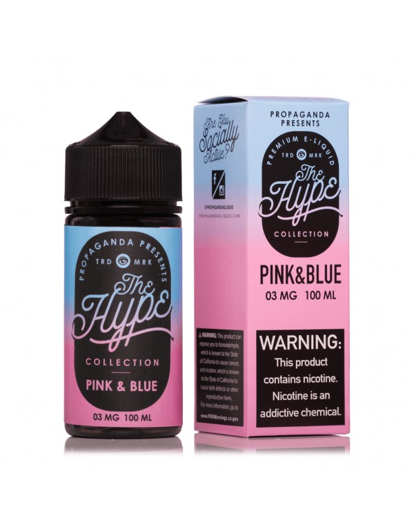 The Hype Pink & Blue 100ml Vape Juice