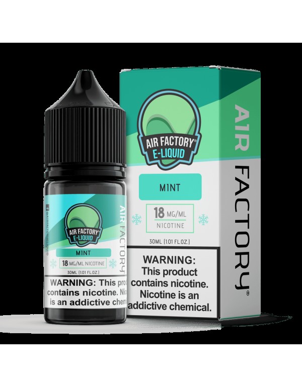 Air Factory Mint 30ml Nic Salt Vape Juice