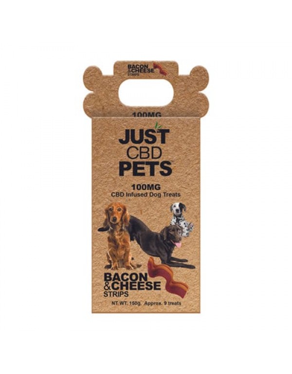 JustCBD Bacon Wraps CBD Dog Treats