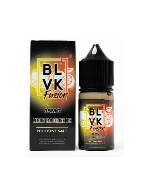 BLVK Fusion Salts Lemon Tangerine Ice 30ml Nic Salt Vape Juice