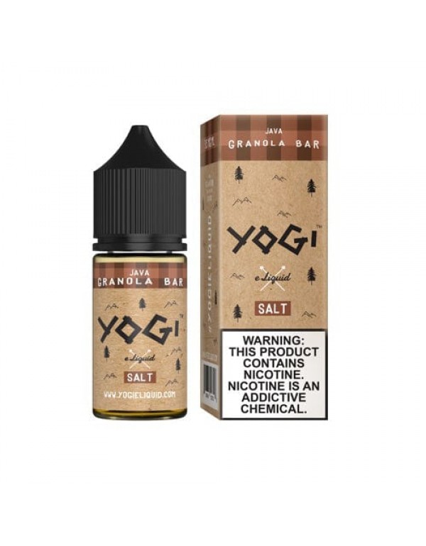 Yogi Salts Java Granola Bar 30ml Nic Salt Vape Jui...