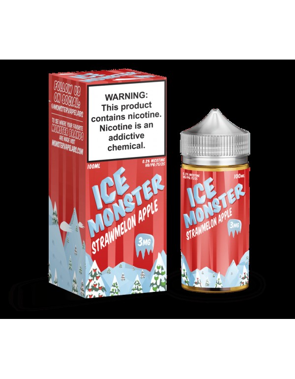 Ice Monster Strawmelon Apple 100ml Vape Juice