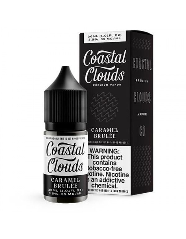 Coastal Clouds Caramel Brulee 30ml TF Nic Salt Vap...