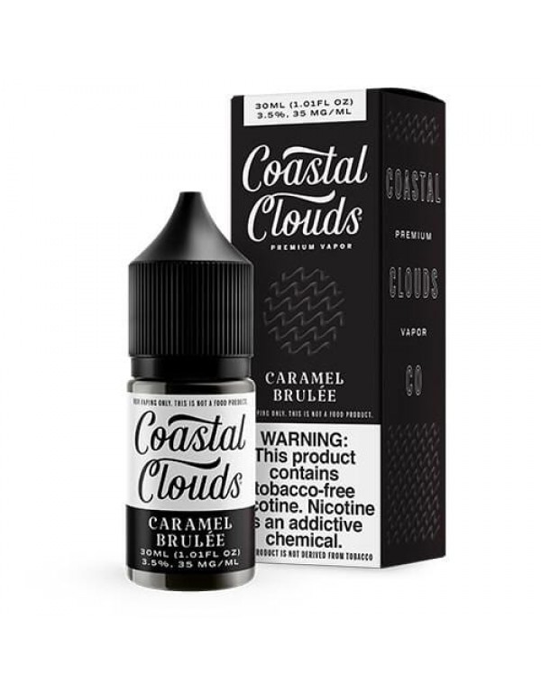 Coastal Clouds Caramel Brulee 30ml TF Nic Salt Vape Juice