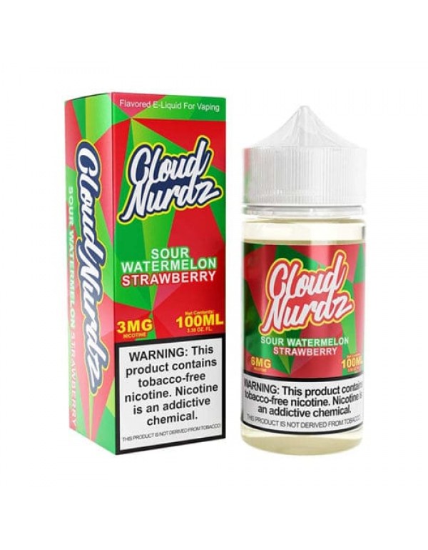 Sour Watermelon Strawberry 100ml TF Vape Juice - C...