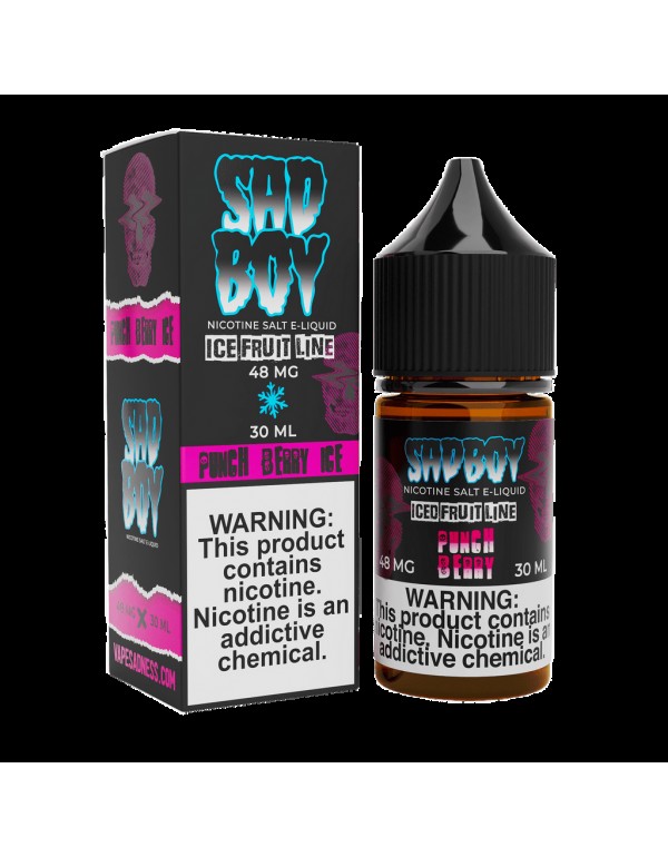 Sadboy Salts Punch Berry Ice 30ml Nic Salt Vape Juice