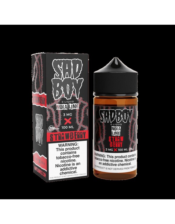 Sadboy Strawberry Nola 100ml Vape Juice