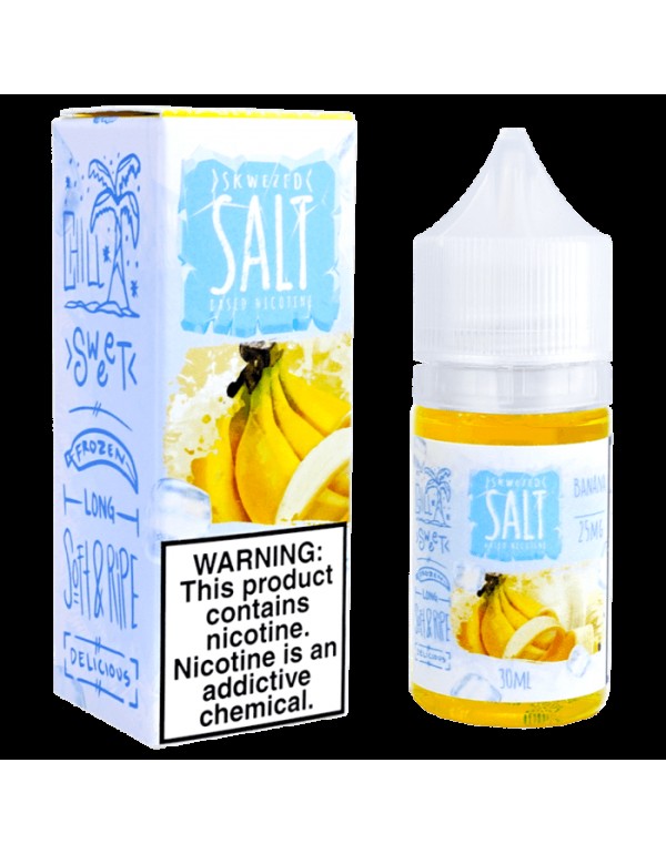 Skwezed Salts Banana Ice 30ml Nic Salt Vape Juice