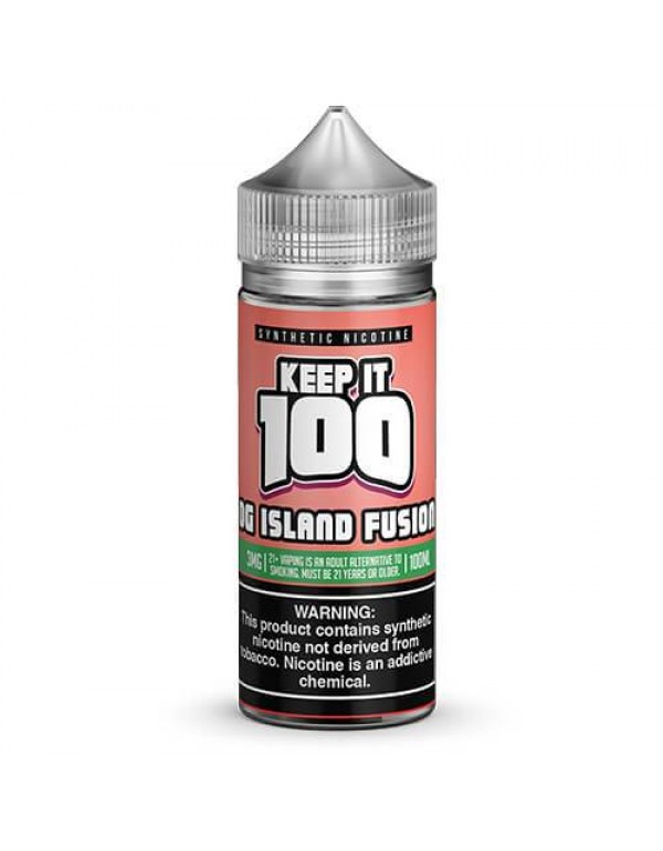 OG Island Fusion 100ml Synthetic Nicotine Vape Jui...