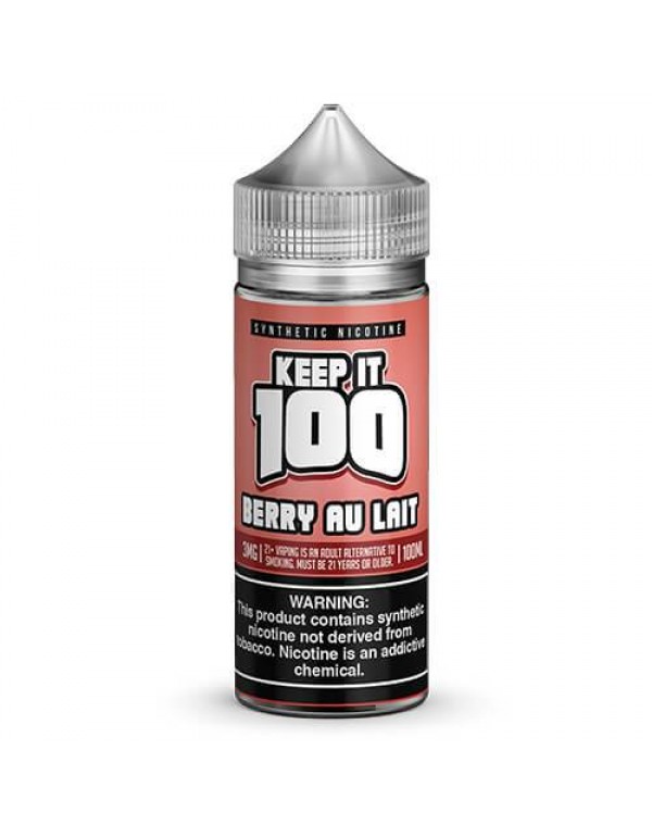Berry Au Lait 100ml Synthetic Nicotine Vape Juice ...