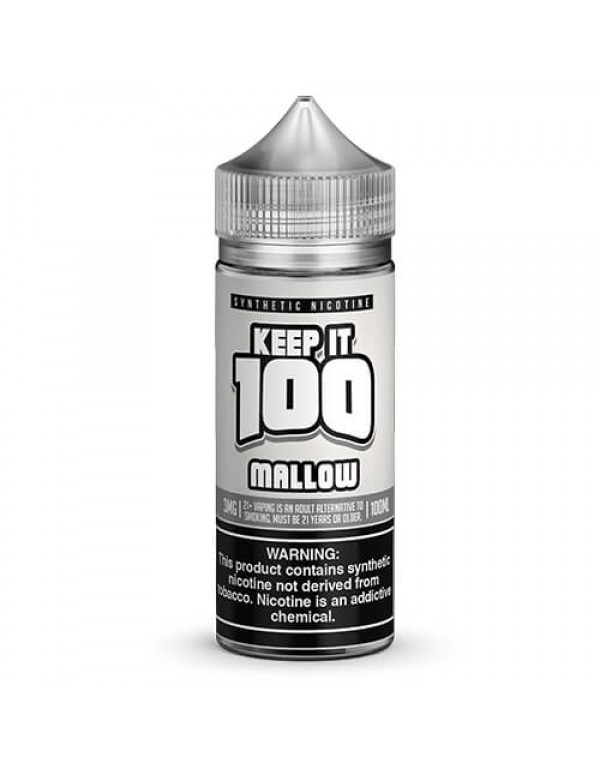 Mallow 100ml Synthetic Nicotine Vape Juice - Keep It 100