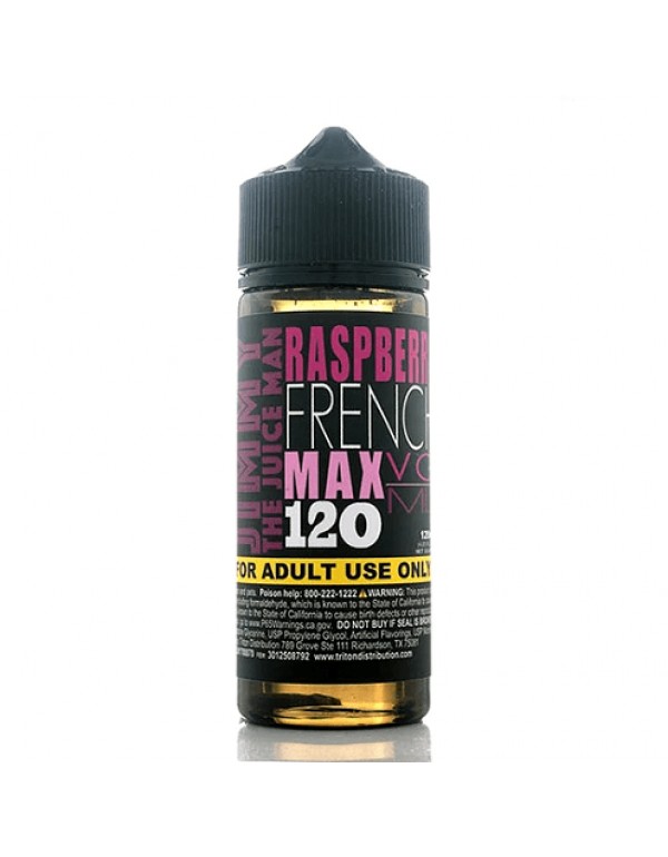 Raspberry French 100ml Synthetic Nicotine Vape Jui...