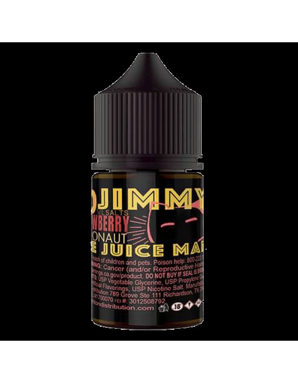 Strawberry Astronaut 30ml Synthetic Nic Salt Vape Juice - Jimmy the Juice Man Salts