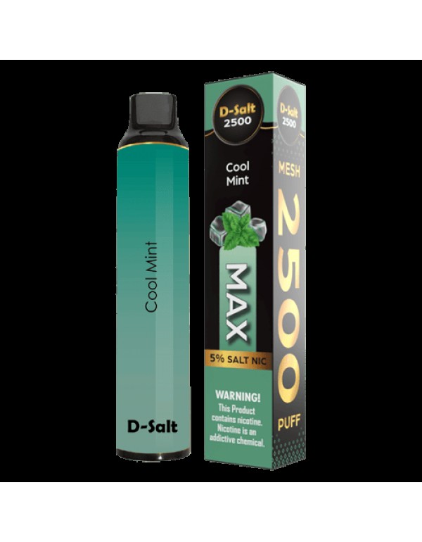 D-Salt 2500 Puff Disposable Vape - Cool Mint