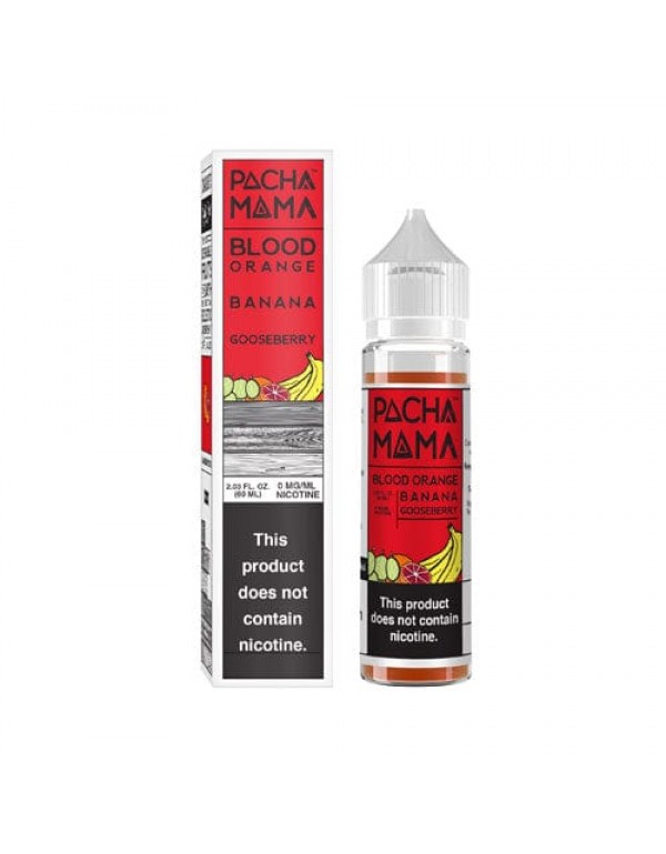 Pachamama Blood Orange Banana Gooseberry 60ml Vape...