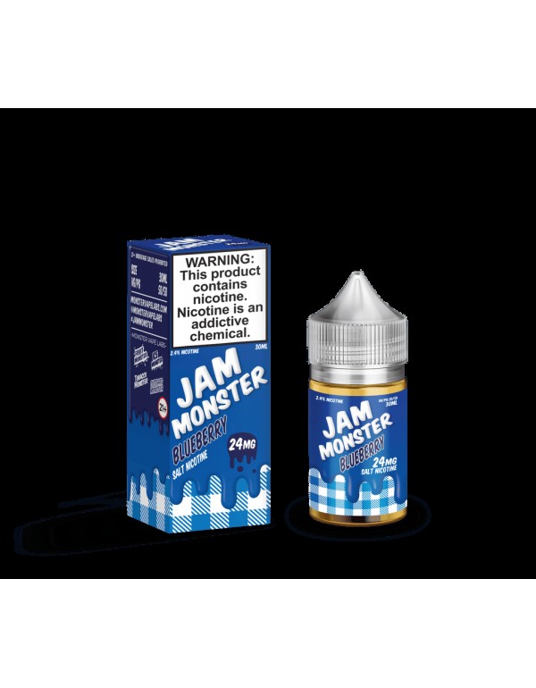 Jam Monster Salts Blueberry 30ml Nic Salt Vape Jui...