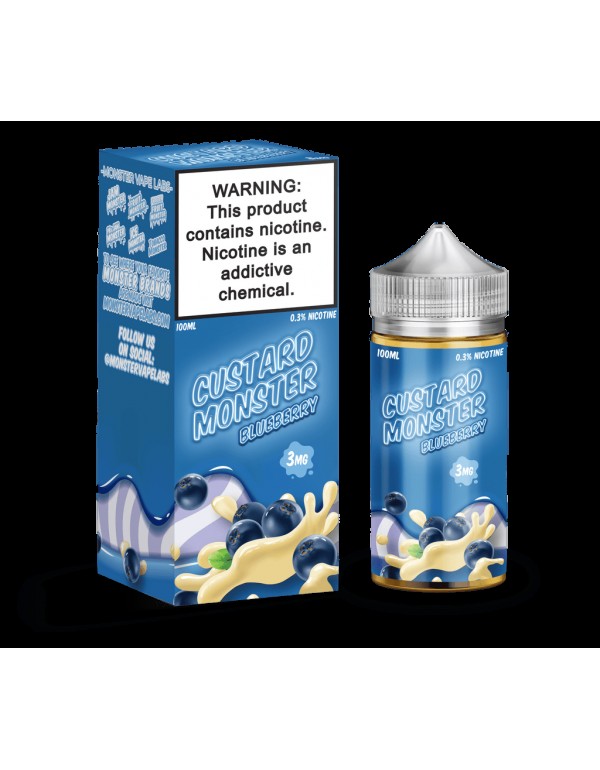 Custard Monster Blueberry Custard 100ml Vape Juice