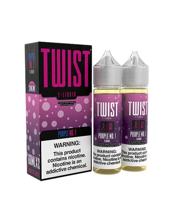 Twist E-Liquid Purple No.1 2x 60ml (120ml) Vape Ju...