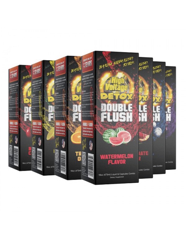 High Voltage 16oz Detox Drink & Capsules