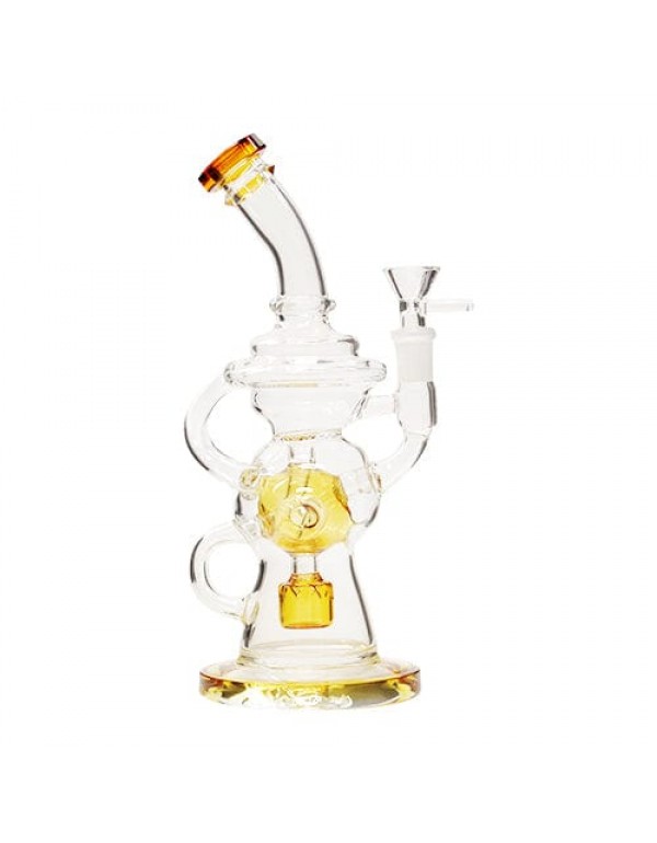 Glass Exosphere Recycler Dab Rig