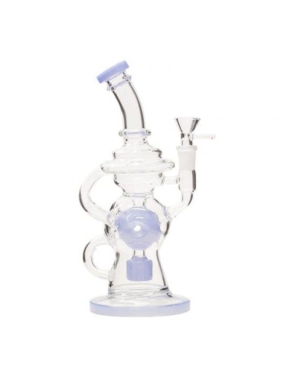 Glass Exosphere Recycler Dab Rig