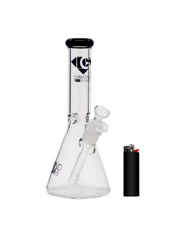 Diamond Glass 5" Mini Beaker Bong