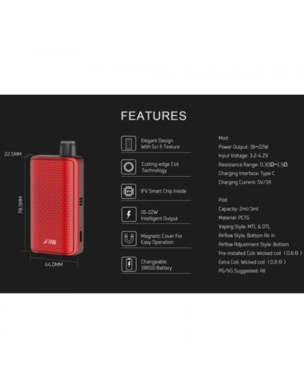 Afeng 22W Pod Device - Snowwolf