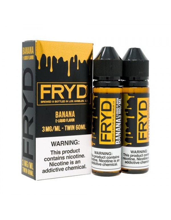 FRYD Twin Pack Banana 2x 60ml Vape Juice