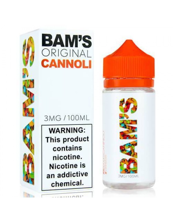 Bam's Original Cannoli 100ml Vape Juice