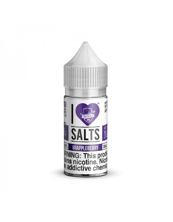 I Love Salts Grappleberry 30ml Nic Salt Vape Juice