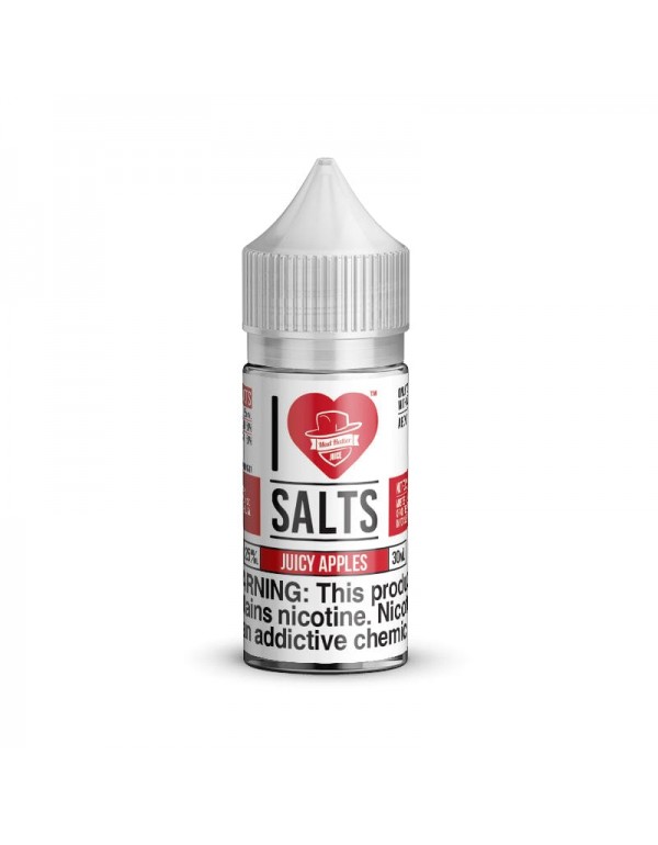 I Love Salts Juicy Apples 30ml Nic Salt Vape Juice