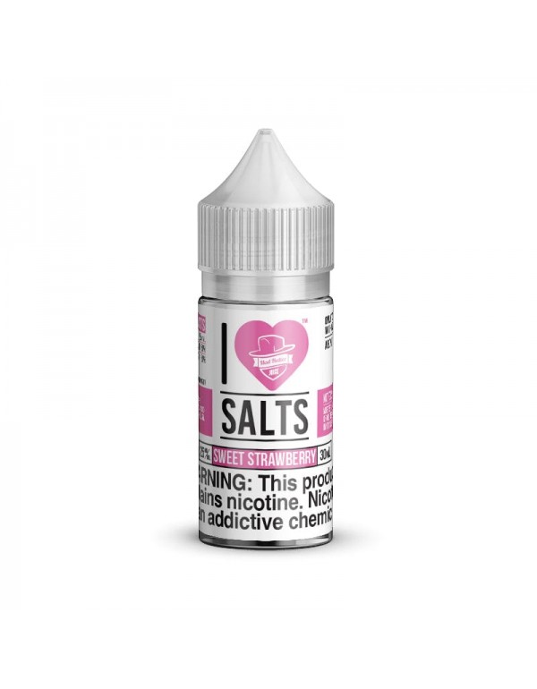 I Love Salts Sweet Strawberry 30ml Nic Salt Vape Juice