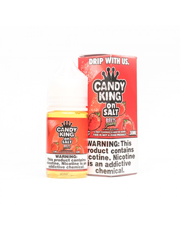 Candy King On Salt Sour Strawberry Belts 30ml Nic ...