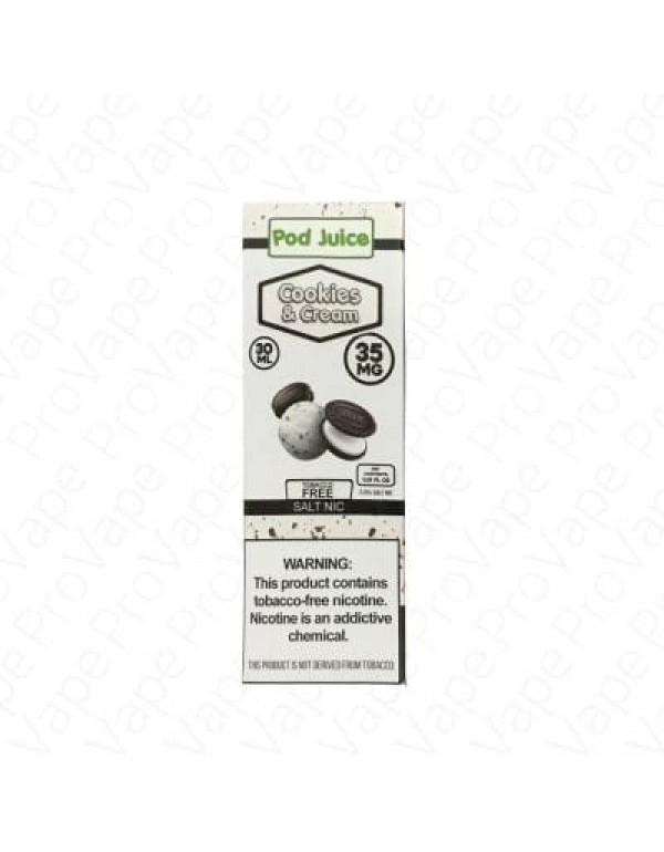 Pod Juice Cookies n Cream TF 30ml Nic Salt Vape Ju...