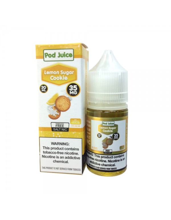 Pod Juice Lemon Sugar Cookies TF 30ml Nic Salt Vape Juice