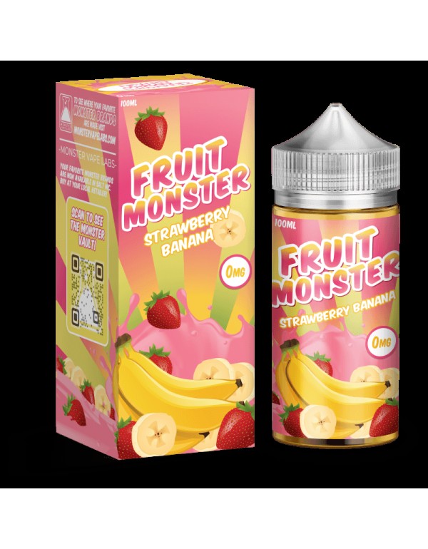 Fruit Monster Strawberry Banana 100ml Vape Juice