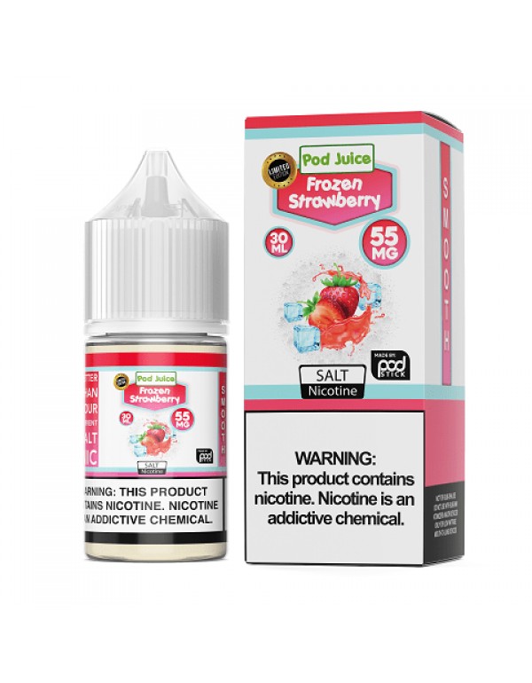 Pod Juice Frozen Strawberry TF 30ml Nic Salt Vape ...