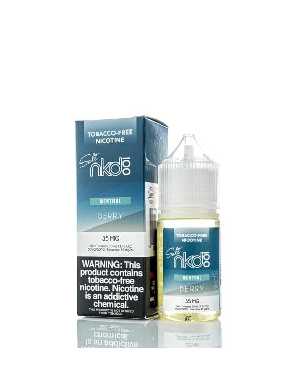 NKD 100 Salts Menthol Berry 30ml Nic Salt Vape Juice (TF)