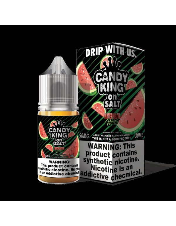 Candy King On Salt Watermelon Wedges Synthetic Nicotine 30ml Nic Salt Vape Juice