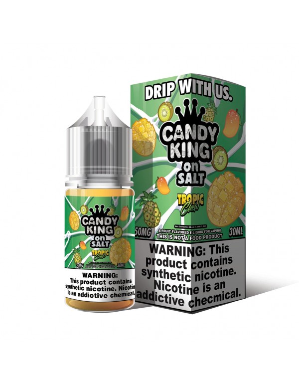 Candy King On Salt Tropic Chew Synthetic Nicotine 30ml Nic Salt Vape Juice