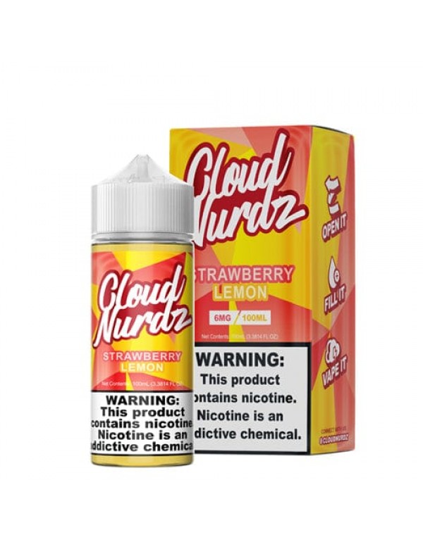 Cloud Nurdz Strawberry Lemon 100ml Vape Juice