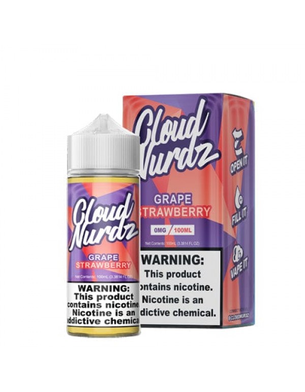 Cloud Nurdz Grape Strawberry 100ml Vape Juice