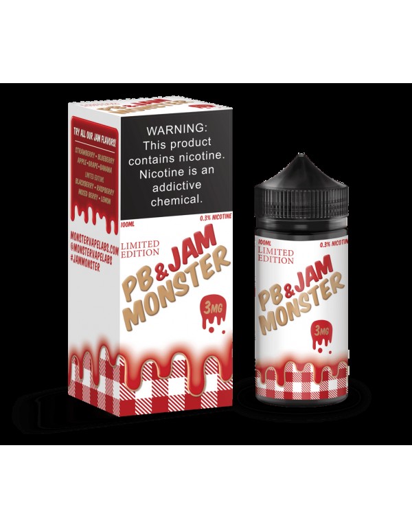 Jam Monster Strawberry PB&J 100ml Vape Juice