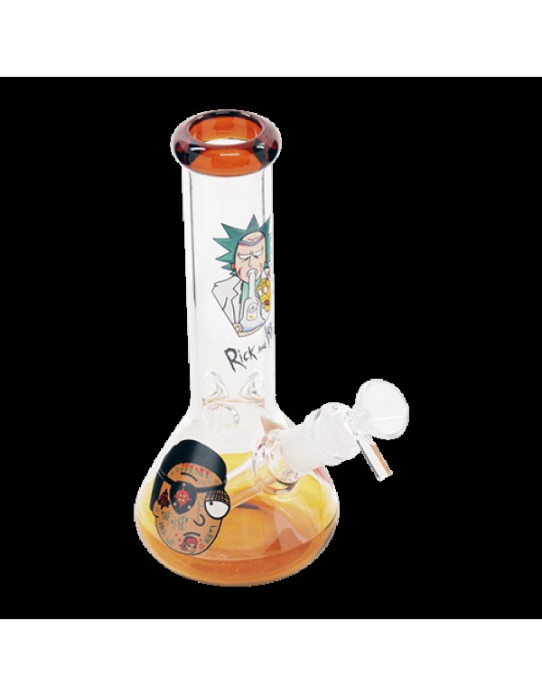 MonsterBud Rick & Morty Glass Beaker Bong