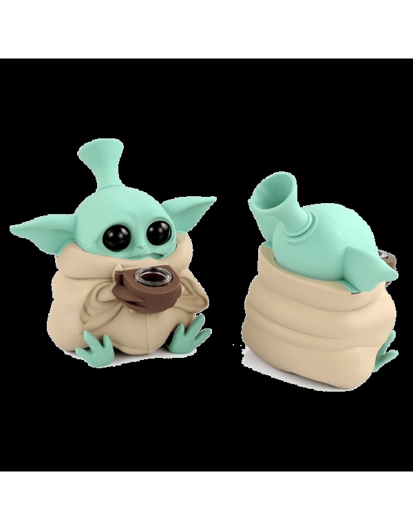 Baby Yoda Silicone Pipe