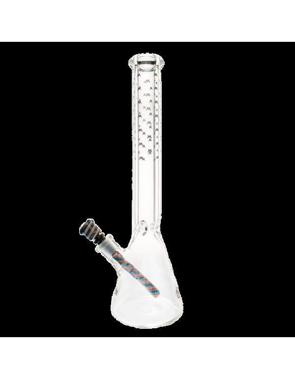 MAV Glass Bats All Over x WigWag 18" Beaker Bong