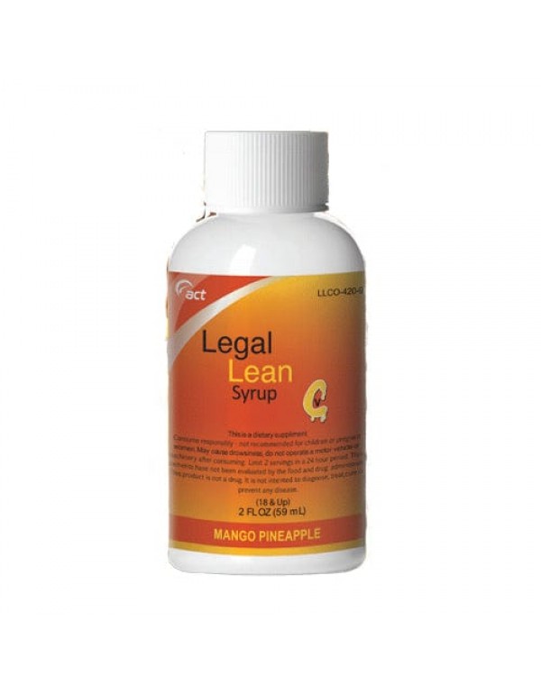 Legal Lean 2oz Syrup Bottle