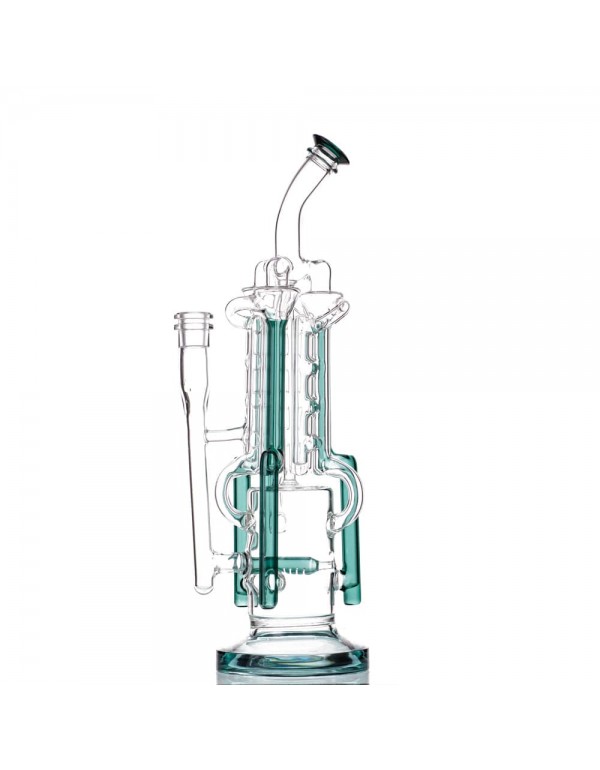 14" Mega Scientific Inline to Recycler Bong